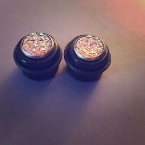3/4" acrylic mermaid gem plugs gauges